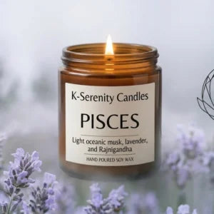Pisces Dreamy Calm Fragrance Soy Candle