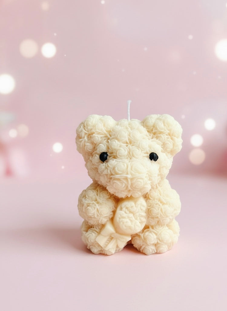 Hand Poured Cute Teddy Scented Soy Candle
