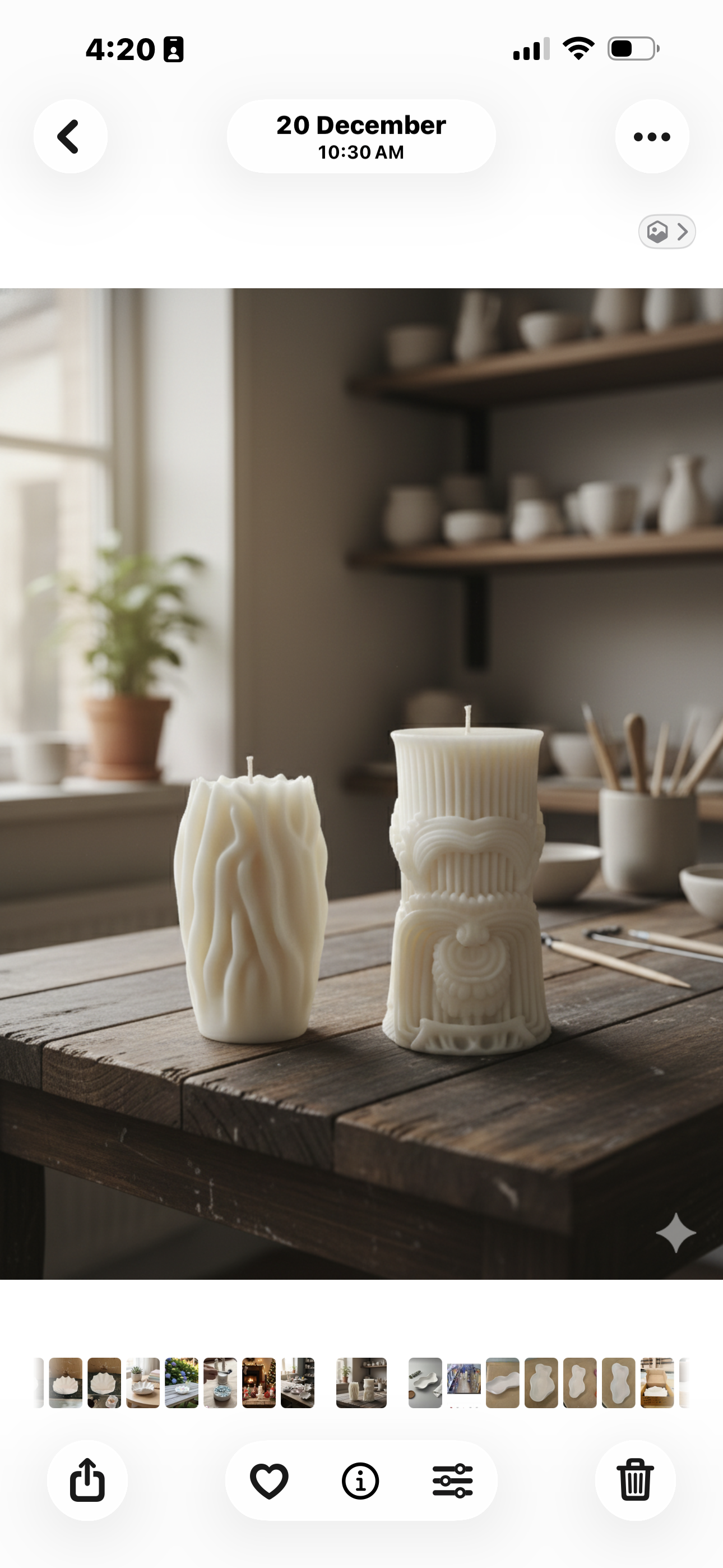 Elegant Hand-Poured Luxury Pillar Scented Candles - Pack of 2