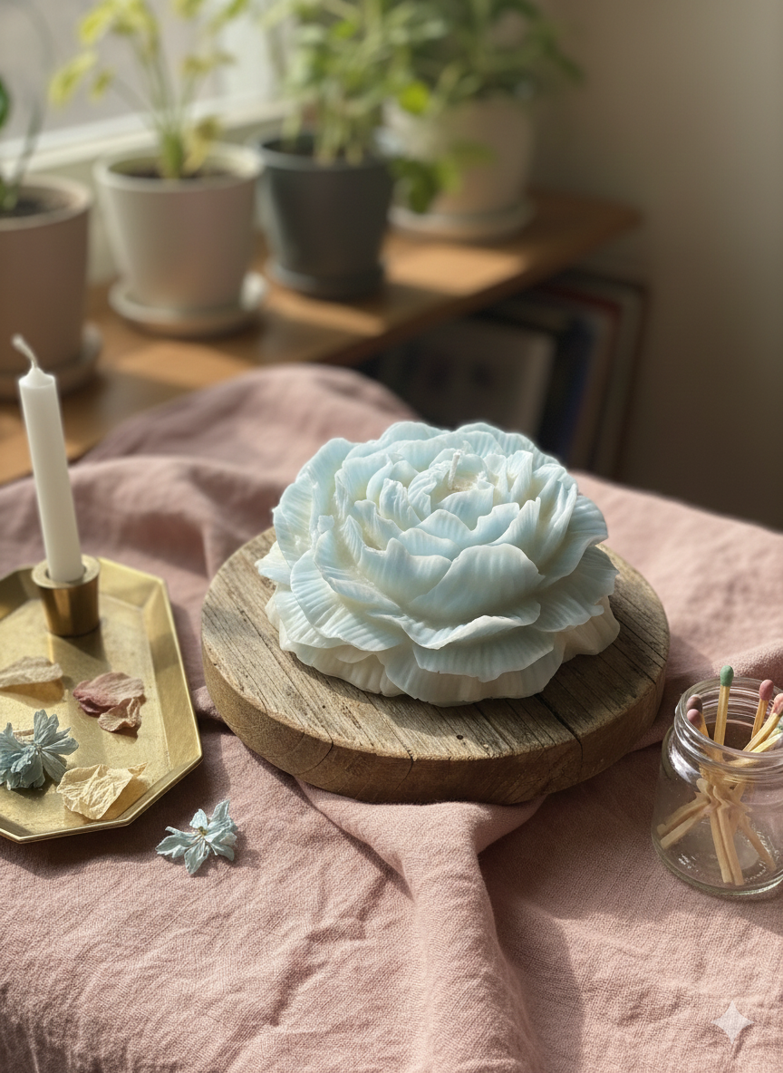 Big Rose Scented Soy Candle