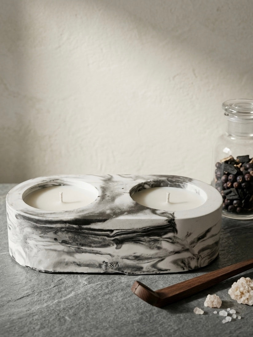 Ceramic Jar Hand Poured Soy Scented Candle