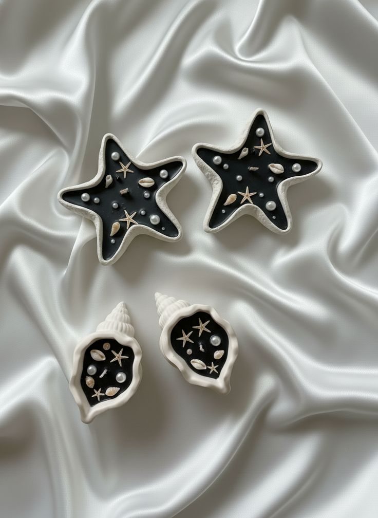 Luxury Hand Poured Concrete Star Soy Scented Wax
