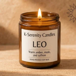 Leo Radiant Warmth Fragrance Soy Candle