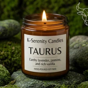 Taurus Earthy Elegance Fragrance Soy Candle