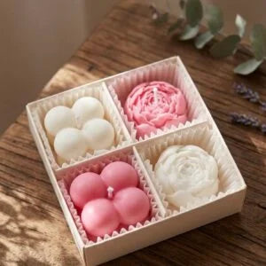 Scented Soy Wax Candle Gift Set (Set of 4)