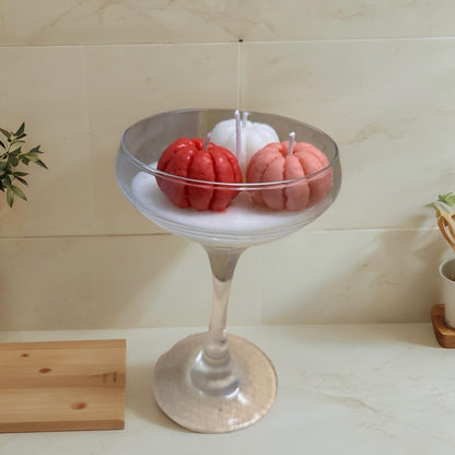 Luxury Wine Glass with Hand Poured Soy Scented Candle