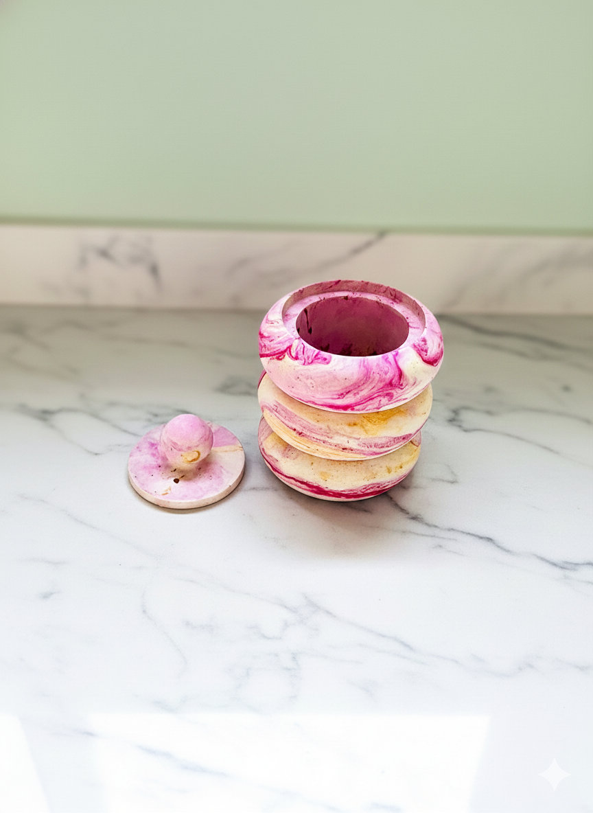 Concrete Jar Plant | Jwellery | Candle