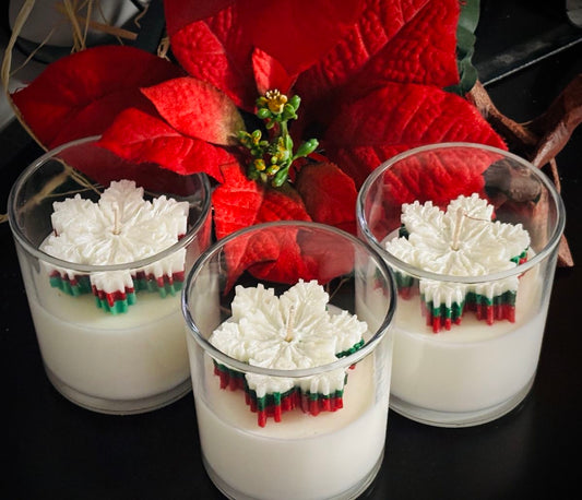 Glass Hand Poured Scented Candle
