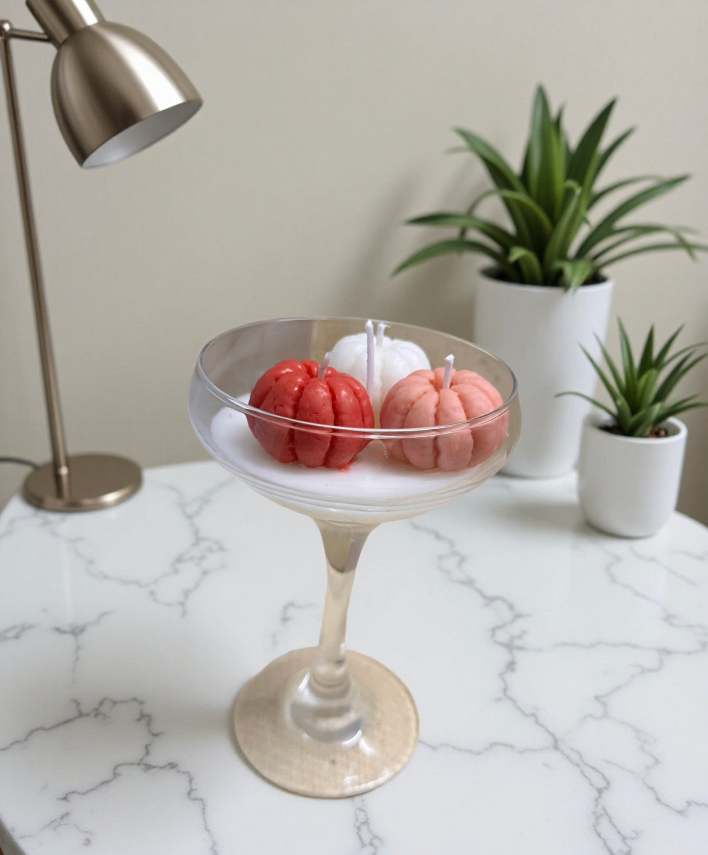 Luxury Wine Glass with Hand Poured Soy Scented Candle
