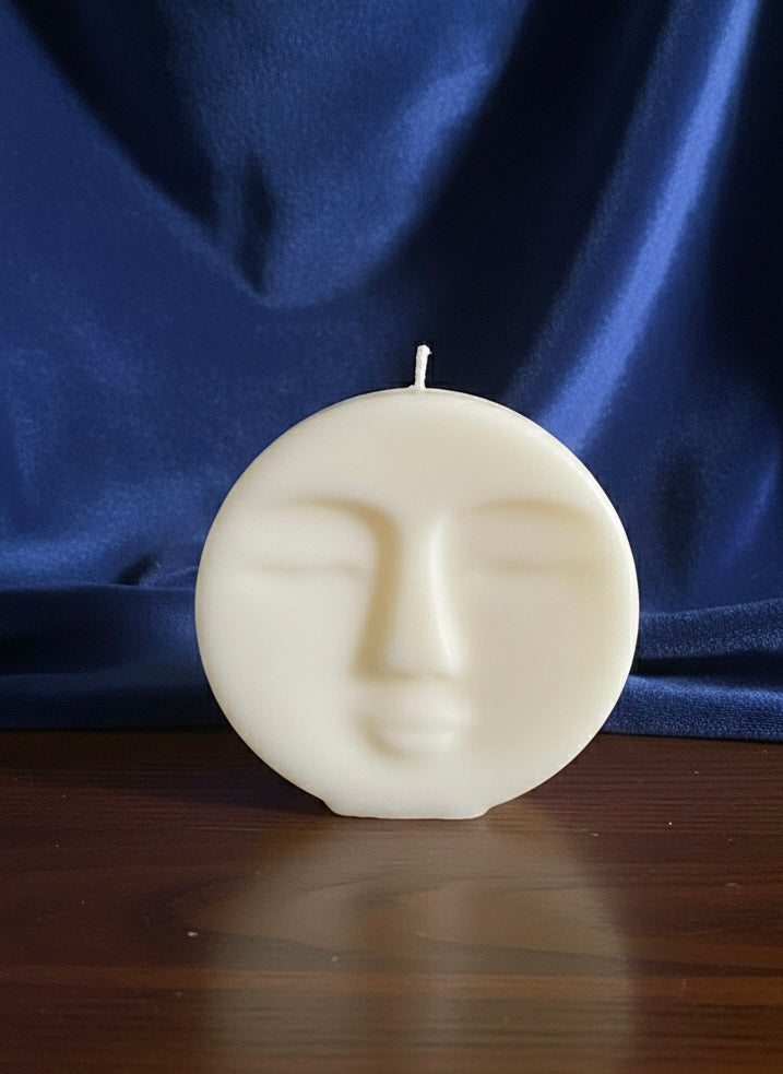 Moon Soy Scented Pillar Wax Candle