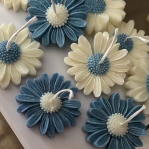 Daisy Flower Scented Soy Candle - Pack of 4