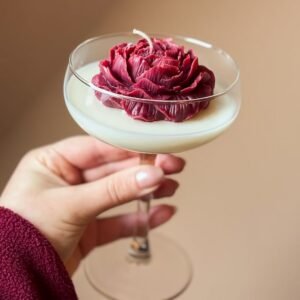 Premium Wine Glass Hand Poured Scented Soy Wax Candle