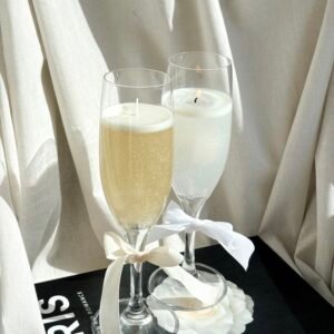 Luxury Wine Glass Gel Scented Candle