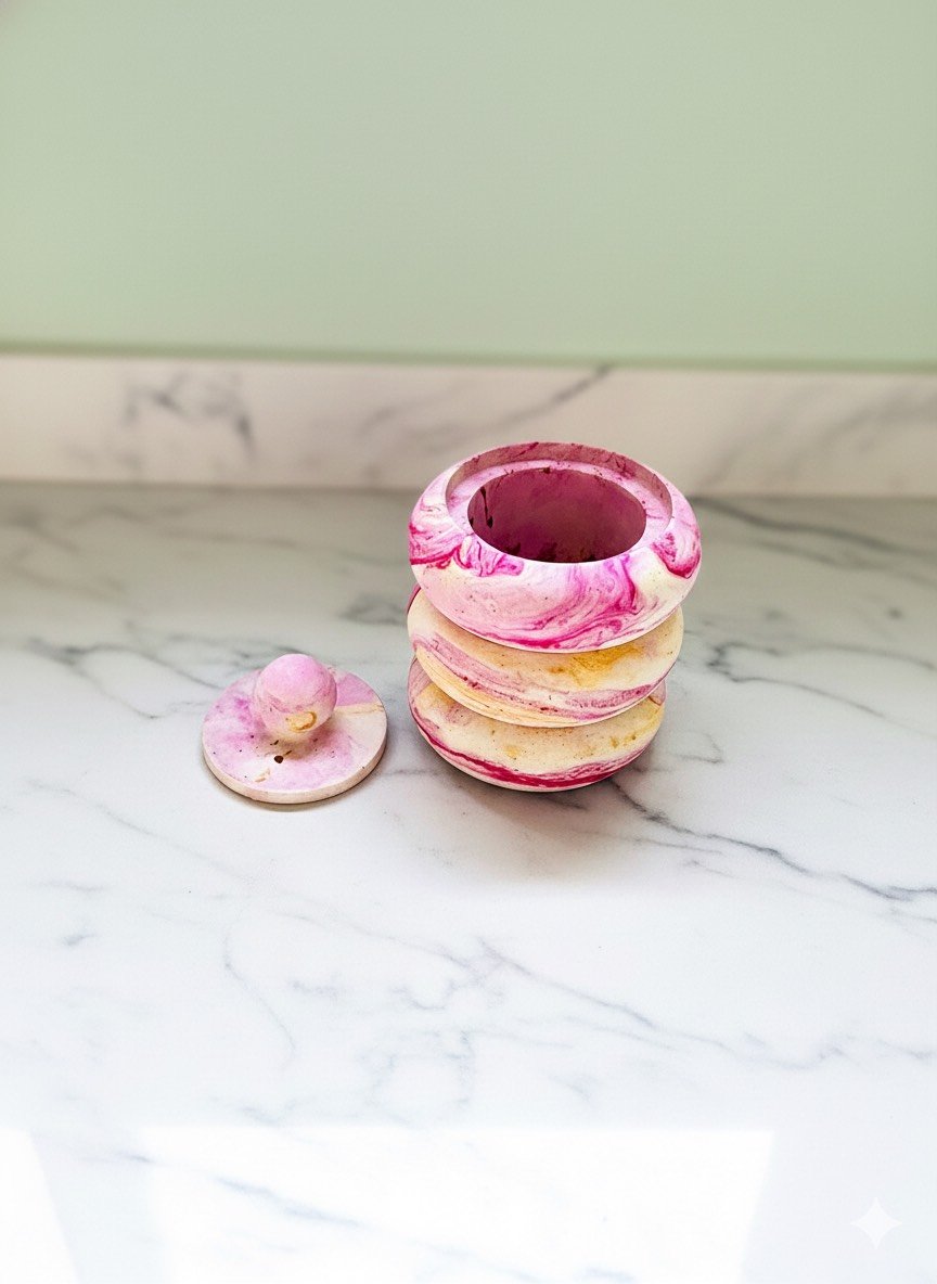 Concrete Jar Plant | Jwellery | Candle