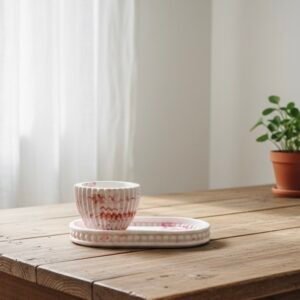 Handmade Concrete Jar & Plate