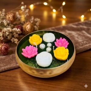 Metal Urli Soy Gel Scented Candle