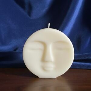 Moon Soy Scented Pillar Wax Candle (Hidden Love Fragrance)